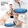 Adjustable Snuffle Foraging Mat for Smell Training and Slow Eating