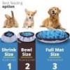 Adjustable Snuffle Foraging Mat for Smell Training and Slow Eating