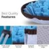 Adjustable Snuffle Foraging Mat for Smell Training and Slow Eating