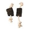 Water Buffalo Horn Rope Tug Toy- 2 Count, 10oz