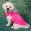 Weekender Dog Sweatshirt Hoodie - Pink & White Plaid