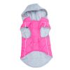 Weekender Dog Sweatshirt Hoodie - Pink & White Plaid