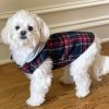 Weekender Dog Sweatshirt Hoodie - Pink & White Plaid